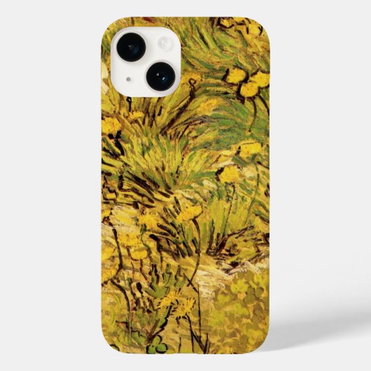 黄色い花の野原 ヴィンセント・ヴァン・ゴッホ Case-Mate iPhoneケース (裏面)