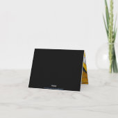 黄色い花の黒い目のスーザン写真ノートカード ノートカード (裏面)