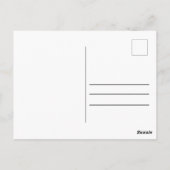 黄色い花はがき ポストカード (裏面)