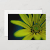 黄色い花をクローズアップ ノートカード (正面/裏面)