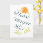 黄色い花を許して下さ空白のい カード (黄色い花)