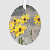 黄色い花オーナメント オーナメント (正面)