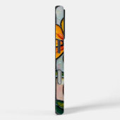 黄色い花ステンドグラス絵を描ズ Case-Mate iPhoneケース (裏面 / 右)