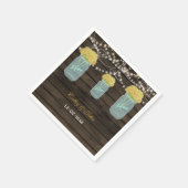 黄色い花マゾンジャ結婚ナプキン スタンダードカクテルナプキン (角)