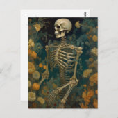 黄色い花園の骨格 ポストカード (正面/裏面)