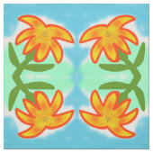 黄色い花布 ファブリック (見本)