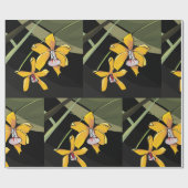 黄色い花束紙 ラッピングペーパー (フラット)