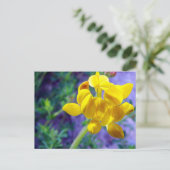 黄色い花2 ポストカード (スタンド正面)