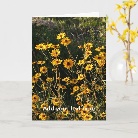 黄色い花 カード (黄色い花)