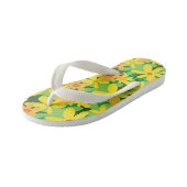 黄色い花 キッズビーチサンダル (アングル)