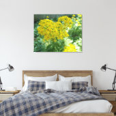 黄色い花 キャンバスプリント (インサイチュ (寝室))