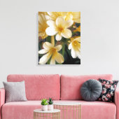 黄色い花 キャンバスプリント (インサイチュ (リビング))