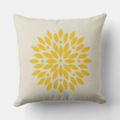 黄色い花 クッション (裏面)