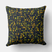 黄色い花 クッション (裏面)