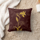 黄色い花 クッション (ブランケット)