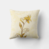 黄色い花 クッション (裏面)