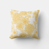 黄色い花 クッション (正面)