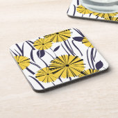 黄色い花 コースター (左側)