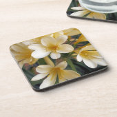 黄色い花 コースター (左側)