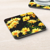 黄色い花 コースター (左側)
