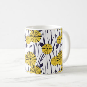 黄色い花 コーヒーマグカップ