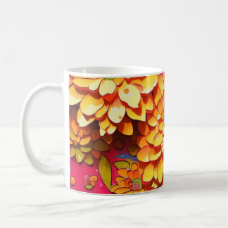 黄色い花 コーヒーマグカップ