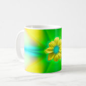 黄色い花 コーヒーマグカップ (正面左)