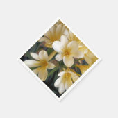 黄色い花 スタンダードカクテルナプキン (角)