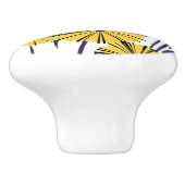 黄色い花 セラミックノブ (側面)