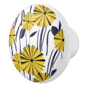 黄色い花 セラミックノブ (右)