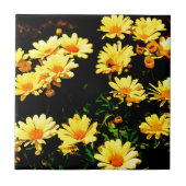 黄色い花 タイル (正面)