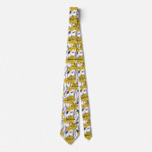 黄色い花 ネクタイ (正面)