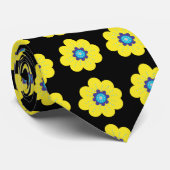 黄色い花 ネクタイ (ロール)
