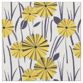 黄色い花 ファブリック (クローズアップ)