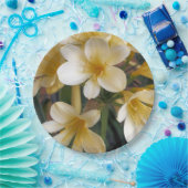 黄色い花 ペーパープレート (パーティー)