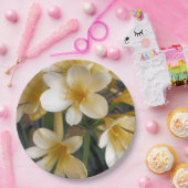 黄色い花 ペーパープレート (パーティー)