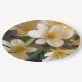 黄色い花 ペーパープレート (アングル)