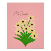 黄色い花 ポスター (正面)