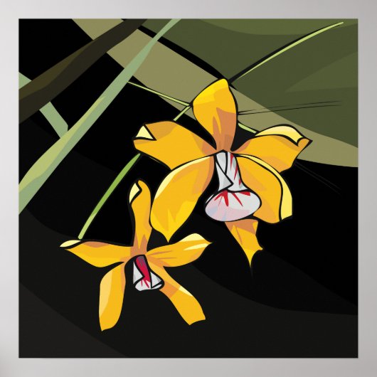 黄色い花 ポスター (正面)