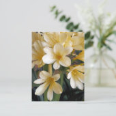 黄色い花 ポストカード (スタンド正面)