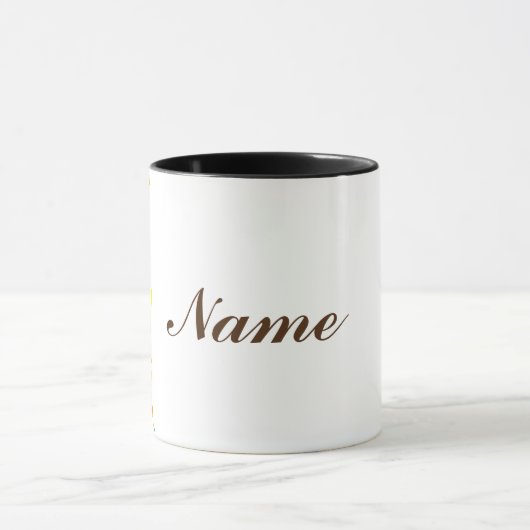 黄色い花 マグカップ (中央)