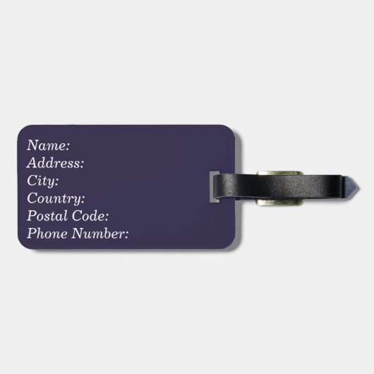 黄色い花 ラゲッジタグ (裏面横)