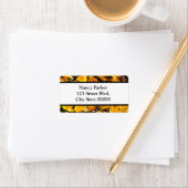 黄色い花 ラベル (インサイチュ)