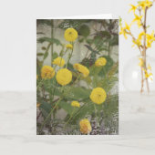 黄色い花、母の日 カード (黄色い花)