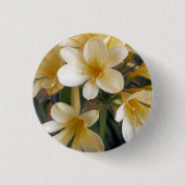 黄色い花 缶バッジ (正面)