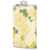 黄色い花、花柄、花柄 フラスク (左)