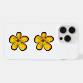黄色い花 iPhoneケース (裏面横)
