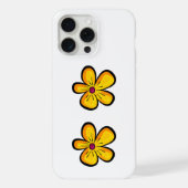 黄色い花 iPhoneケース (裏面)