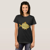 黄色い茶色のコイ Tシャツ (正面フル)