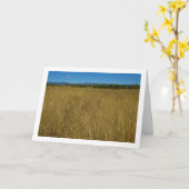 黄色い草の風景 カード (黄色い花)